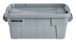 Caja BRUTE  Tote  Gris 75 Litros de frente