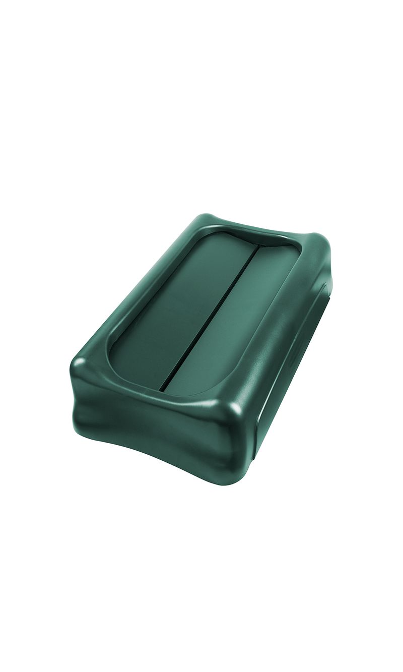 Tapa giratoria Contenedor SLIM JIM Verde  87 Lts lateral derecho