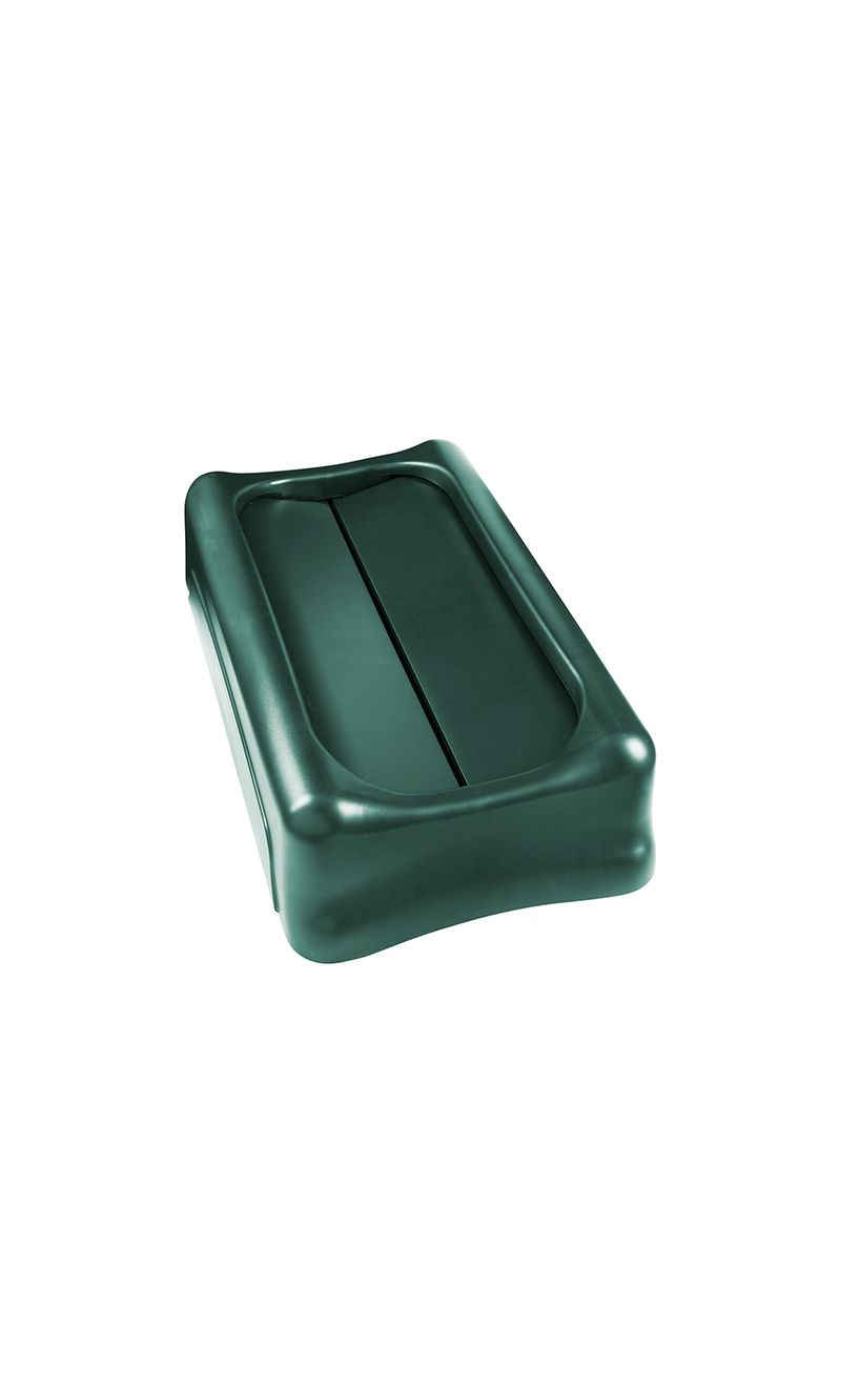 Tapa giratoria Contenedor SLIM JIM Verde  87 Lts lateral izquierdo
