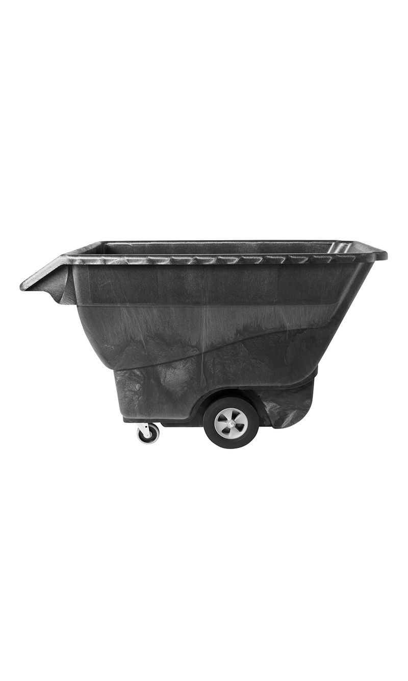 Carro Volcador espuma Estructural Negro 568 Kg lateral