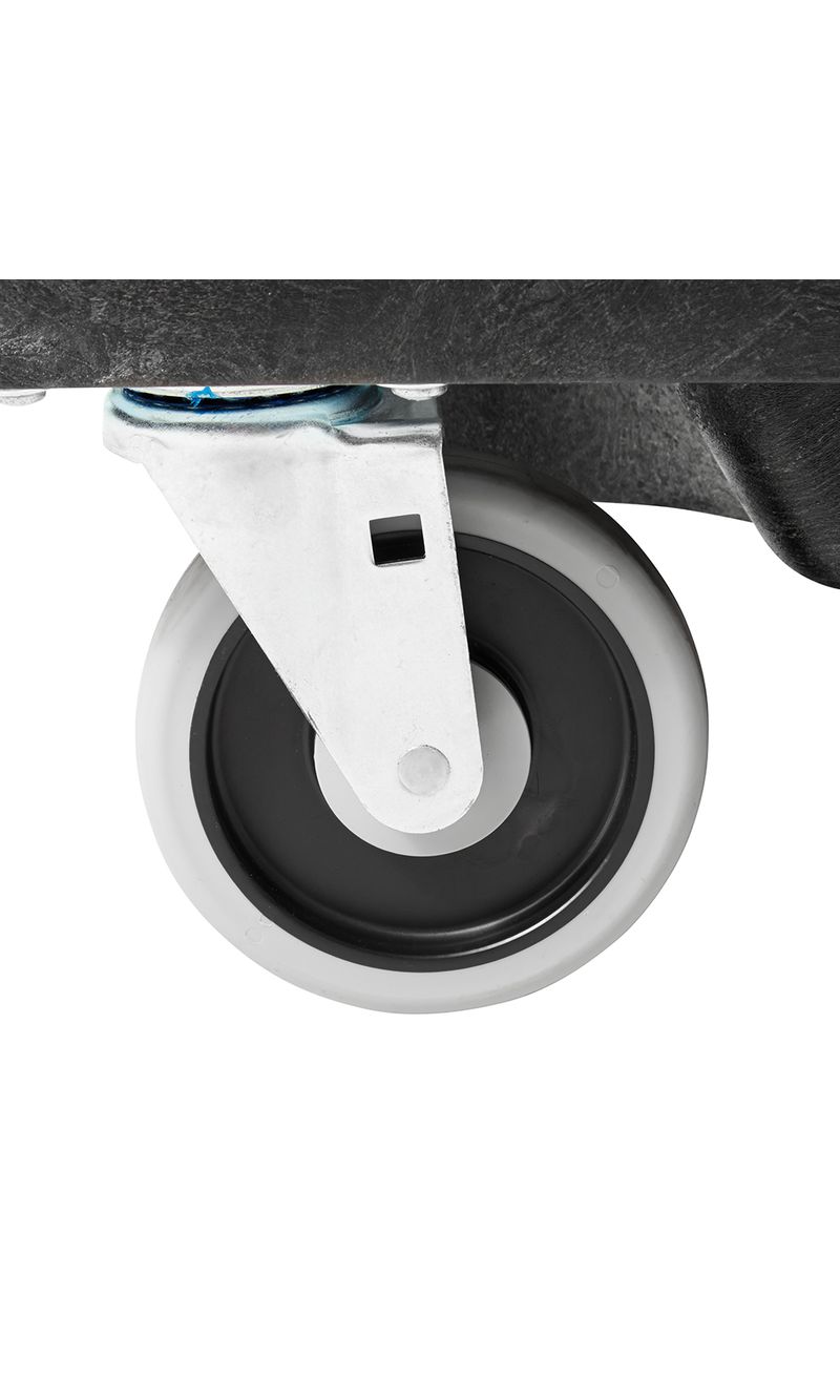 Carro Volcador espuma Estructural Negro 568 Kg lateral izquierdo rueda trasera