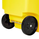 Contenedor de basura BRUTE  RollOut Amarillo 189 Litros ruedas