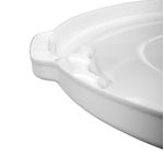 Tapa plana contenedor BRUTE Blanco 75 Lts costado