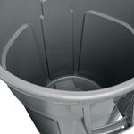 Contenedor de basura BRUTE  Gris 75 Litros interior