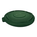 Tapa plana contenedor BRUTE verde 121 Lts tapa