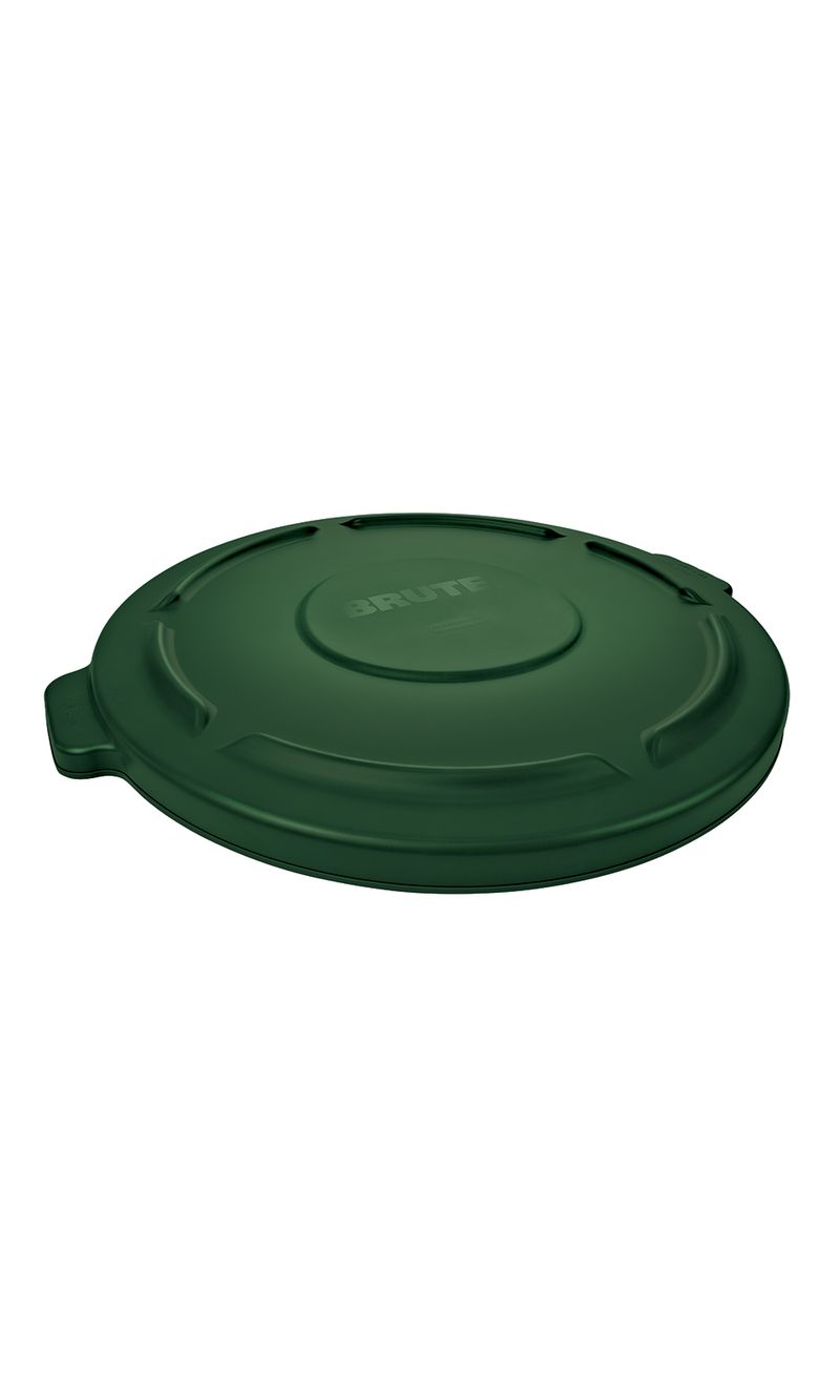 Tapa plana contenedor BRUTE verde 121 Lts tapa