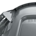 Contenedor de basura BRUTE Gris 121 Litros manija