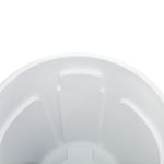 Contenedor de basura BRUTE Blanco 121 Litros parte de adentro