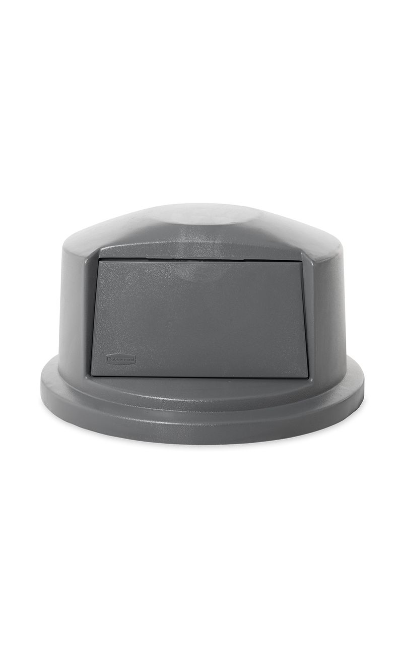 Tapa BRUTE  Domo Gris 121 Litros Rubbermaid Commercial tapa de frente