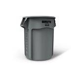 Contenedor de basura BRUTE Gris 208 Litros de frente