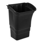 Contenedor de Basura para Carro Negro 30 Lts lateral izquierdo