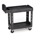 Carro de Servicio Mango Ergonómico Negro 226 Kg lado derecho