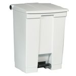 Caneca de pedal Blanco 68 Litros Rubbermaid Commercial en diagonal