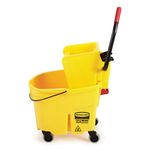 Balde Escurridor WAVEBRAKE  Amarillo 33 Lts de lado