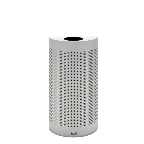 Contenedor de basura Media Luna Plata 45 Lts