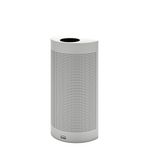 Contenedor de basura Media Luna Plata 45 Lts en diagonal