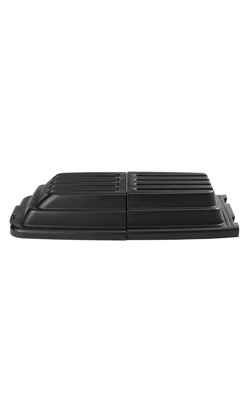 Tapa para Carro Volcador  de 204 Kg Negro  Rubbermaid Commercial en plano