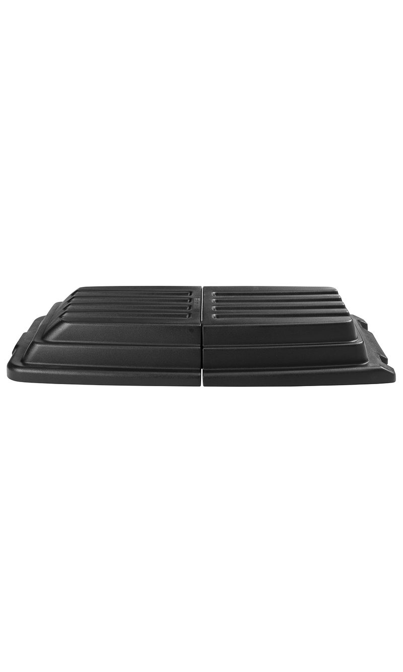 Tapa para Carro Volcador  de 568 Kg Negro  Rubbermaid Commercial  en plano