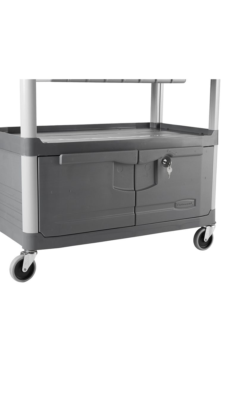 Carro de instrumentos Xtra Gris 136 Kg puertas cerradas