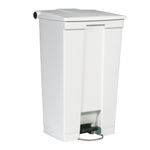 Caneca de pedal Legacy  Blanco 87 Litros Rubbermaid Commercial de frente