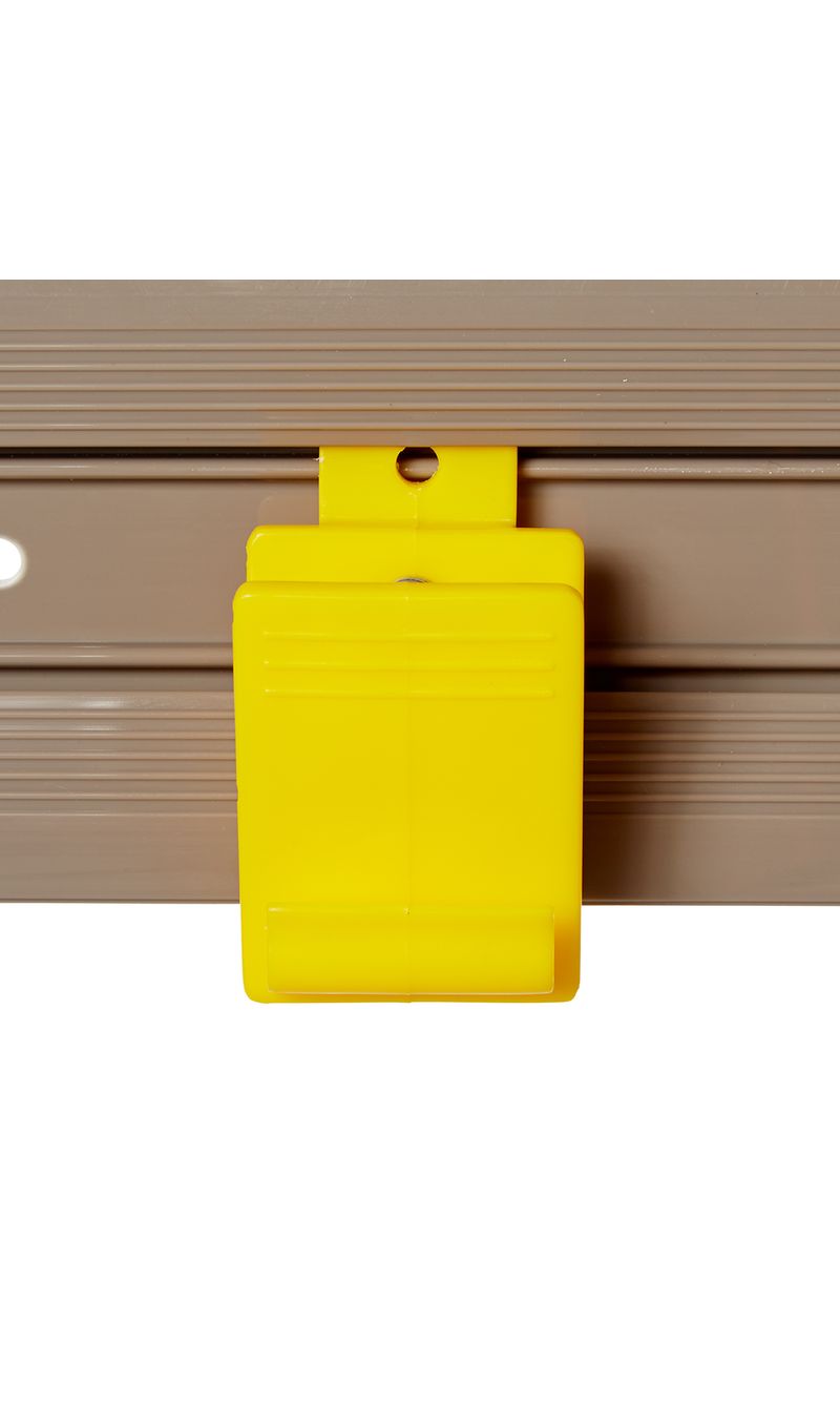 Organizador de Armarios y Porta utensilios   Gris y Amarillo pieza individual
