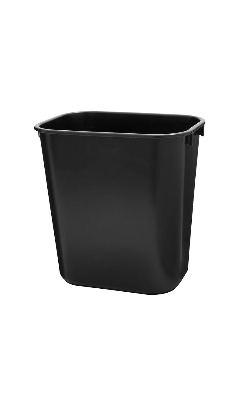 Basura Pequeña   Negro 12 Litros Rubbermaid Commercial diagonal izquierdo