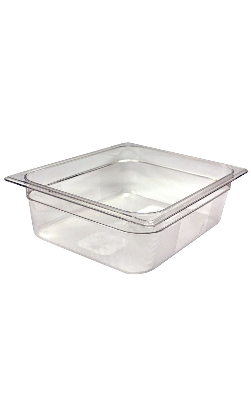 Contenedor de alimentos de 1/2 de Policarbonato  6 Litros Rubbermaid Commercial diagonal