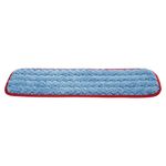 Mopa Húmeda microfibra HYGEN Azul-Rojo 45 cm recostado