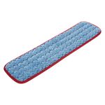 Mopa Húmeda microfibra HYGEN Azul-Rojo 45 cm en diagonal