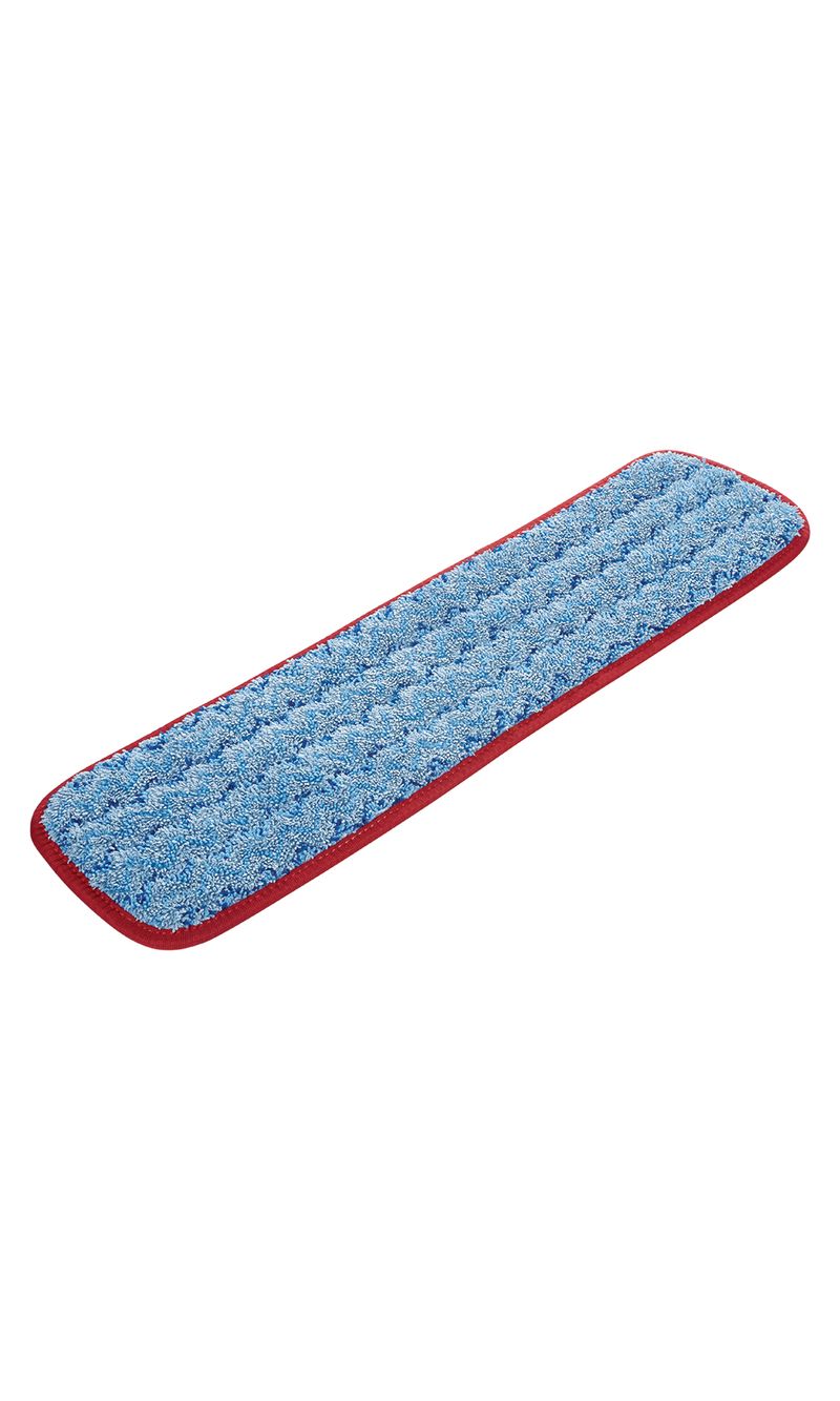 Mopa Húmeda microfibra HYGEN Azul-Rojo 45 cm en diagonal