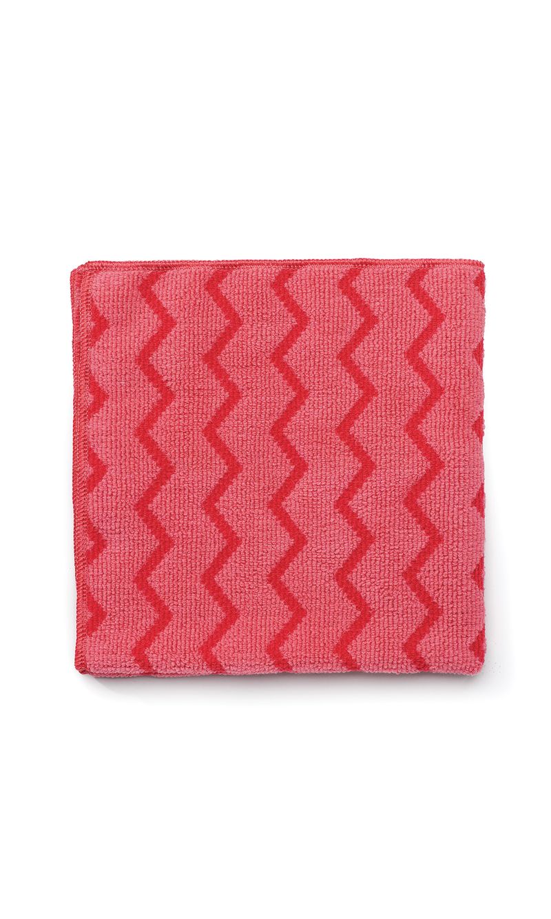 Paño de Microfibra  HYGEN Rojo 40 x 40 cm de frente