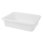 Caja Utilitaria  para Alimentos Blanco 17.5 Litros Rubbermaid Commercial en diagonal