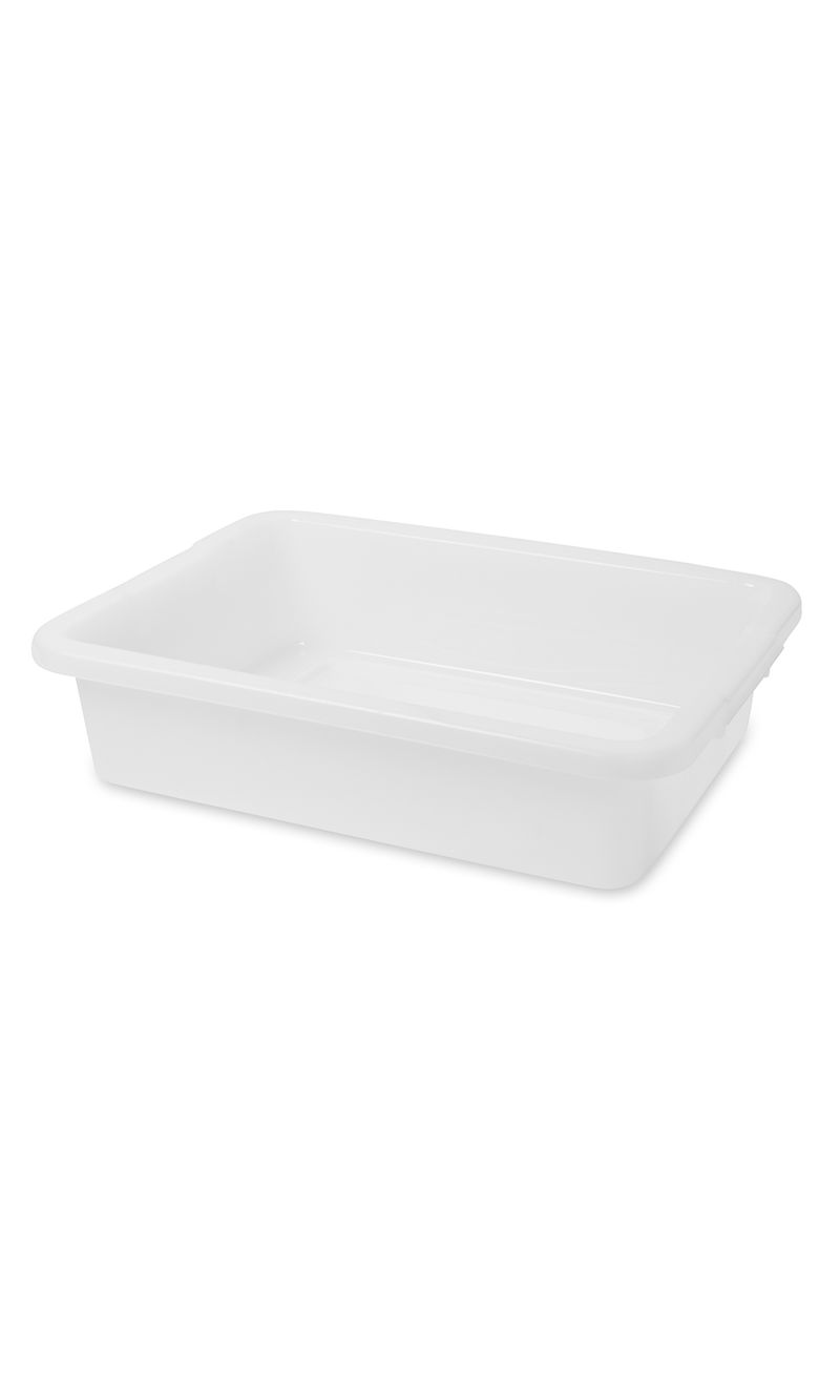 Caja Utilitaria  para Alimentos Blanco 17.5 Litros Rubbermaid Commercial en diagonal