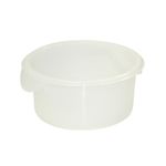 Recipiente redondo  para Alimentos Blanco 1,8 Litros Rubbermaid Commercial de frente