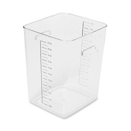 Recipiente cuadrado de Policarbonato 20.8 Litros Rubbermaid Commercial