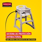 Silla para bebé con Ruedas STURDY CHAIR Gris sistema de protección