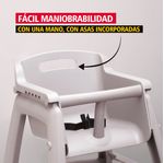 Silla para bebé con Ruedas STURDY CHAIR Gris de fácil  maneabilidad