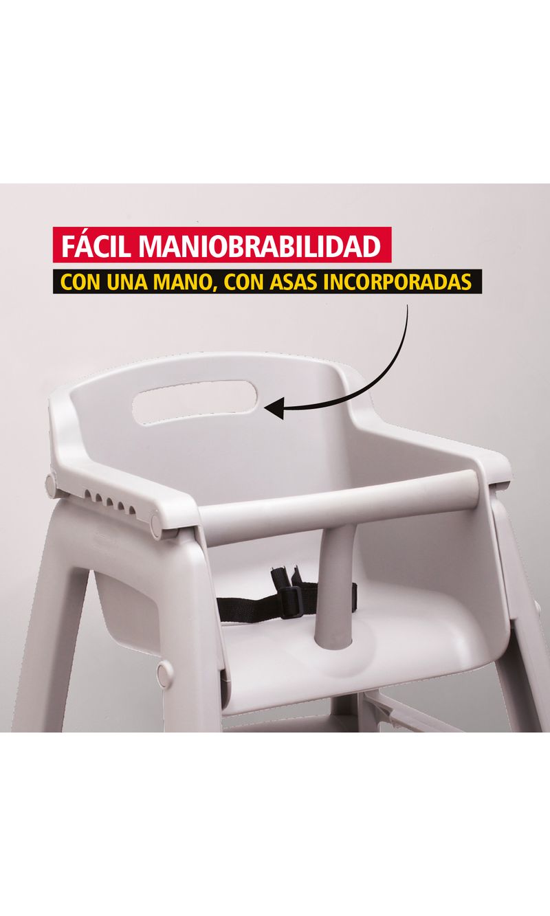 Silla para bebé con Ruedas STURDY CHAIR Gris de fácil  maneabilidad