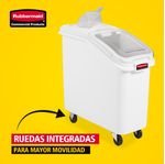 Contenedor de ingredientes ProSave 400 tazas Blanco ruedas integradas