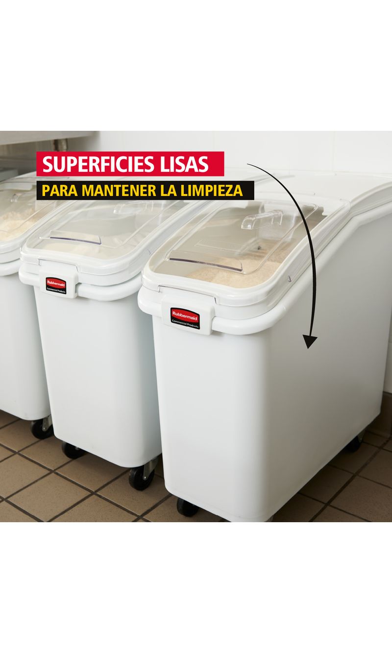 Contenedor de ingredientes ProSave 400 tazas Blanco tapa con superficie lisa