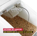 Contenedor de ingredientes ProSave 400 tazas Blanco tapa con sistema de gancho
