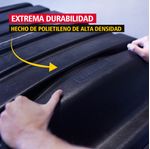 Carro Volcador Cubico  Negro cap 226 Kg extrema durabilidad