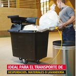 Carro Volcador Cubico  Negro cap 226 Kg ideal para transportar implementos