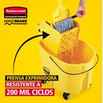 Balde Escurridor WAVEBRAKE  Amarillo 33 Lts publicidad