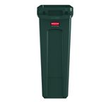 Contenedor de basura SLIM JIM Verde 87 Lts de frente