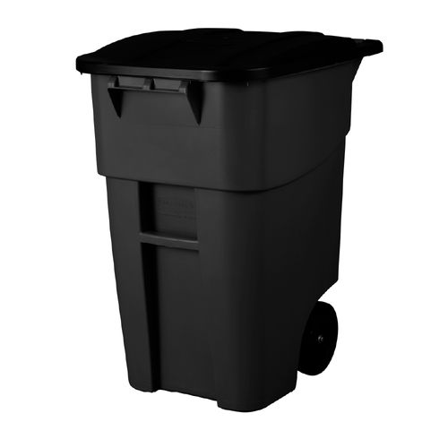 Contenedor de basura RollOut negro 189 litros