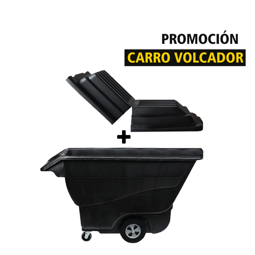 Combo Carro Volcador 800 Lts+ Tapa